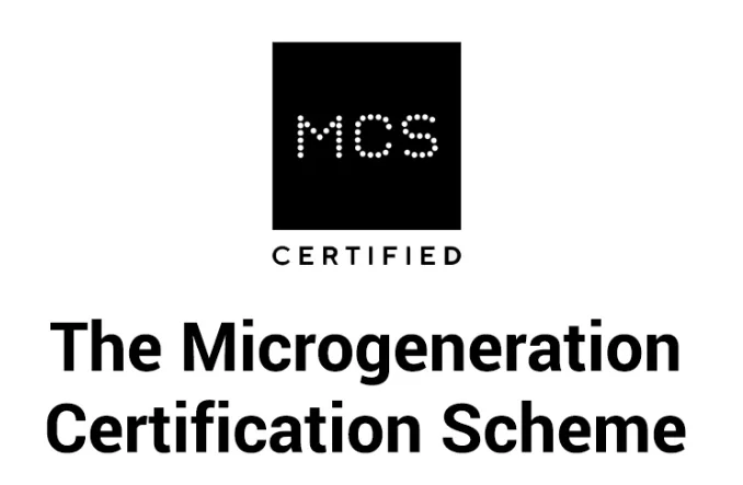 MCS heat pump certification logo in the uk